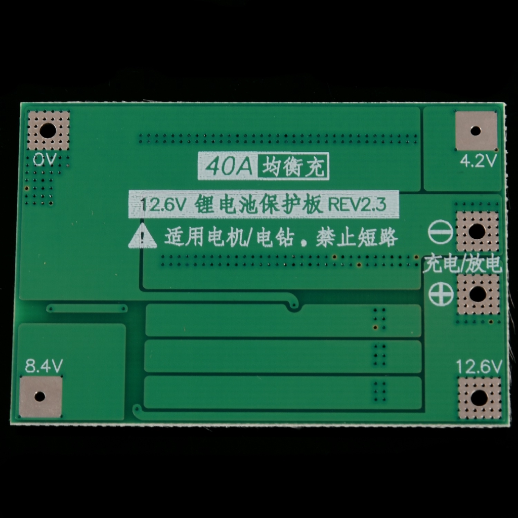 Bảng Mạch Bảo Vệ Pin Li-Ion 18650 Bms Pcm 3s 40a 12v