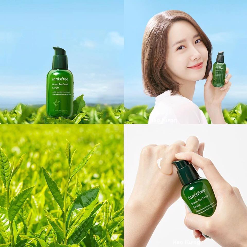 [Mẫu mới 2019] 🍃Tinh chất DƯỠNG DA TRÀ XANH INNISFREE GREEN TEA SEED SERUM