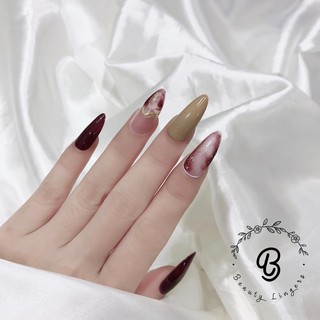 Nailbox nhẹ nhàng viền móng A345, móng giả đẹp nhất 2022