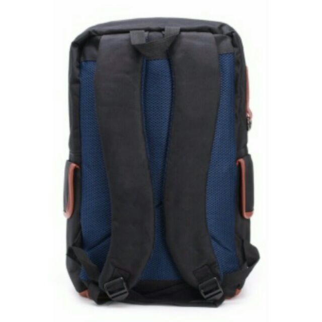 Balo nam laptop cá tính 2 quai nắp hôp thời trang Unisex -ba lô Haras BLTL073637