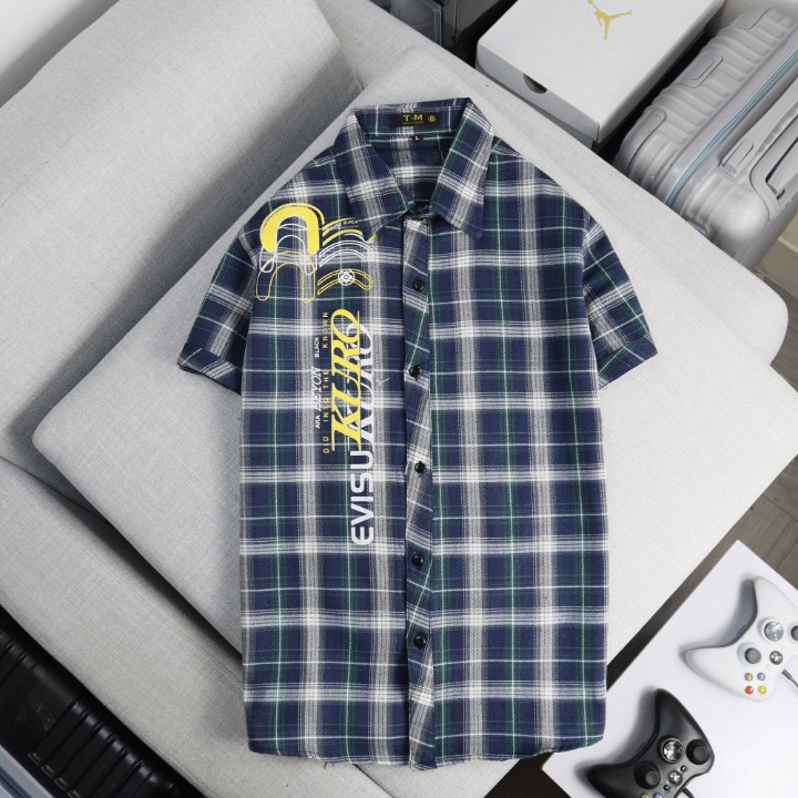 (HCM) ÁO SƠ MI CARO TAY NGẮN THỜI TRANG HOTTREND , CHÁY PHỐ , SIÊU PHONG CÁCH CHO CÁC ANH EM KOKO MI FASHION