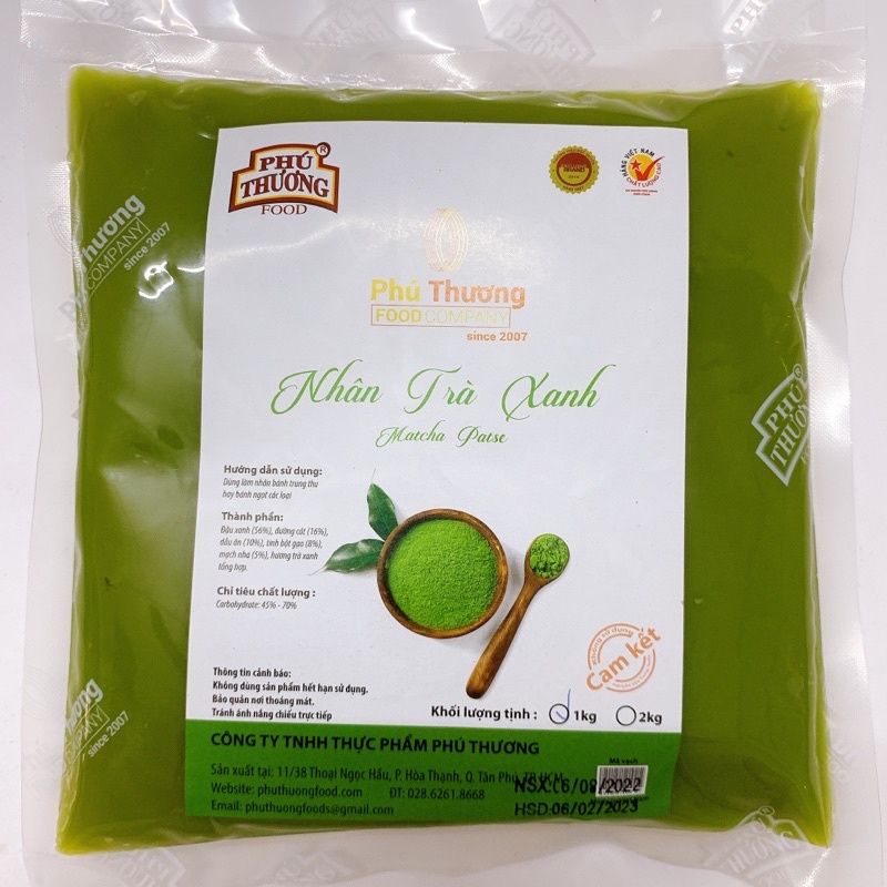 Nhân bánh trung thu Phú Thương loại 1kg và 2kg