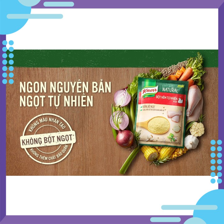 [ CÓ SẴN ] Bột nêm tự nhiên vị gà Knorr Natural gói 330g - Sib Market - SK0078