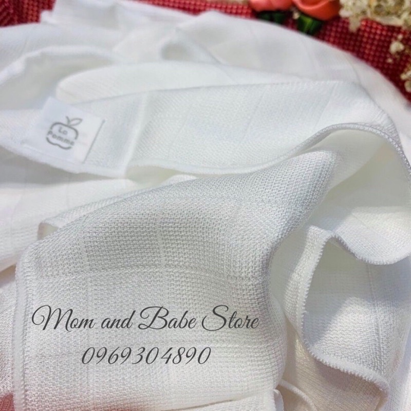 (Có sẵn) Set 5 khăn sữa sợi tre lụa La Pomme (30x30)