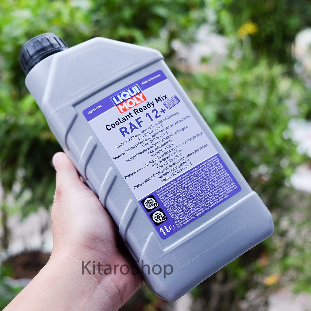 Nước Làm Mát Liqui Moly Coolant Ready Mix RAF 12 Plus 6924 1L - Nước Màu Đỏ Hồng Đã Pha Sẵn