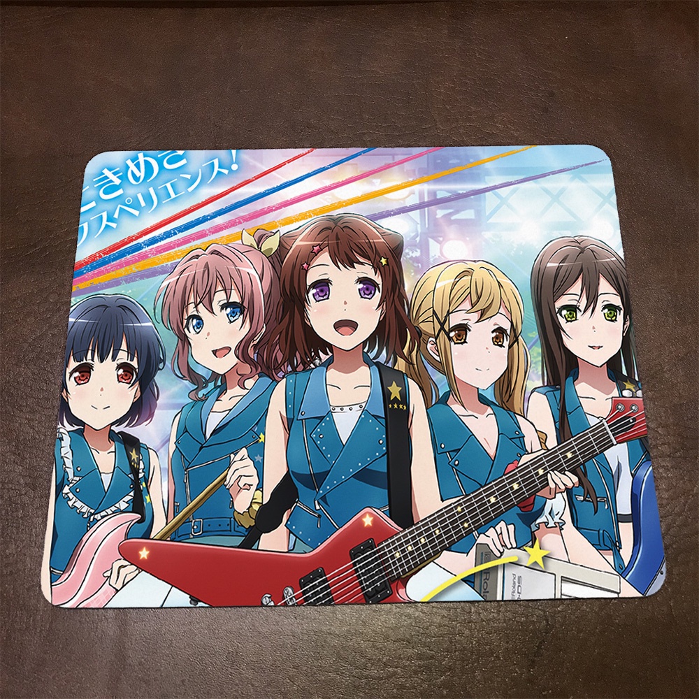 Lót chuột máy tính Anime BanG Dream Wallpapers 1 Mousepad cao su êm ái. Nhận in theo yêu cầu