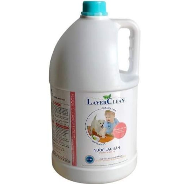 Nước lau sàn hữu cơ Layer Clean hương nước hoa 5L