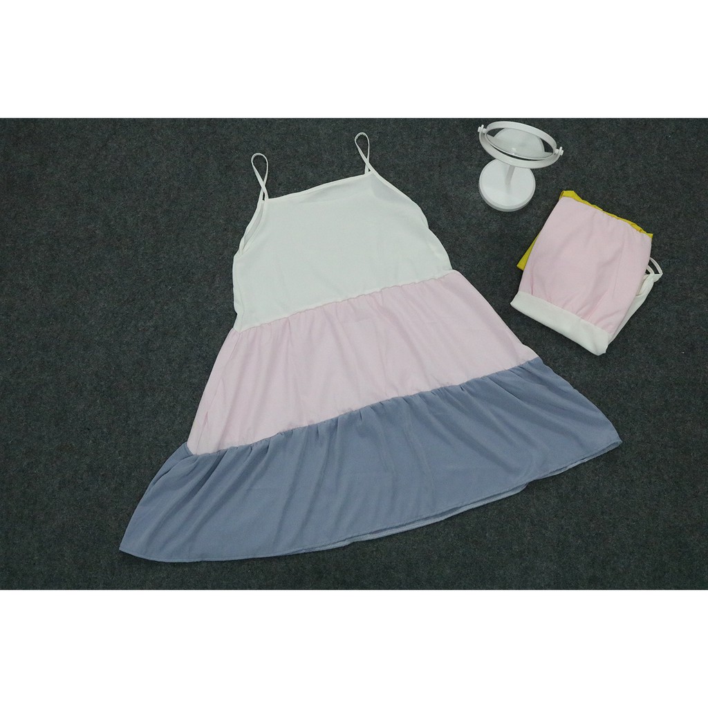 [XẢ KHO] Đầm Kate 3 Màu Cao Cấp OHS6004
