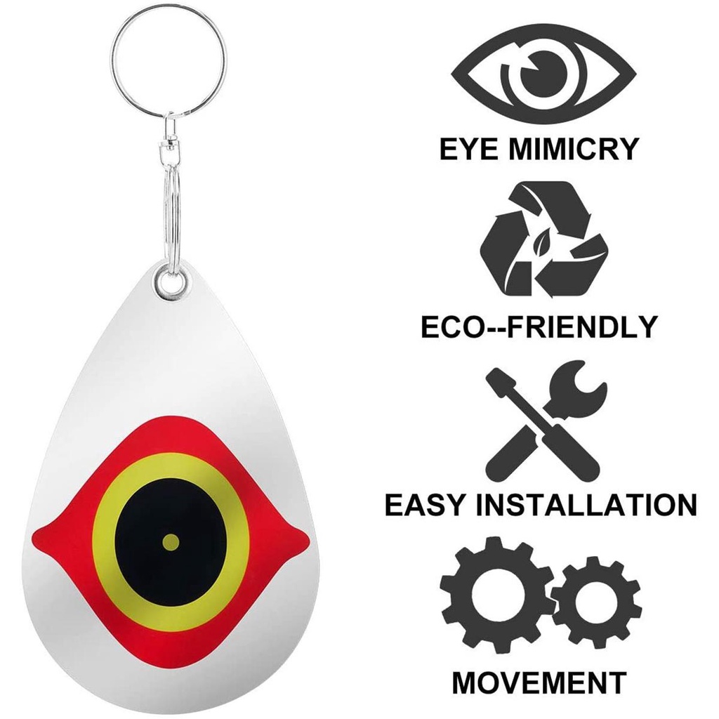 Thiết Bị Đuổi Chim Chống Thấm Nước Có Móc Treo Phản Quang Tiện Dụng