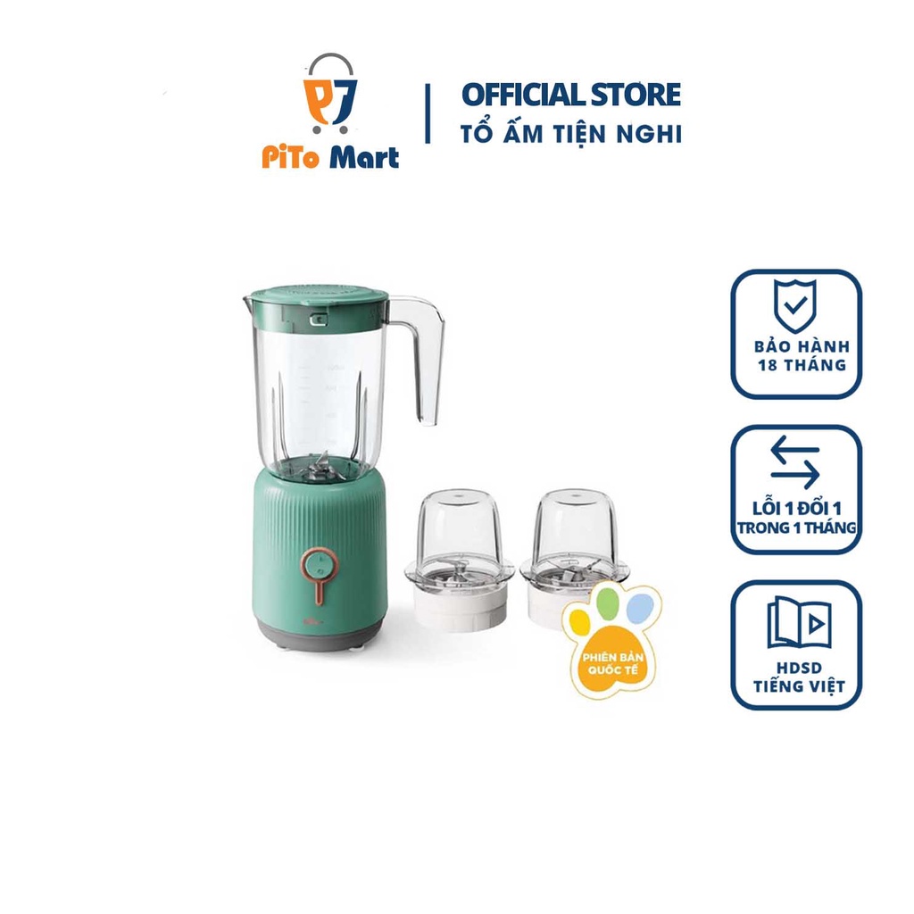 Máy Xay Sinh Tố Bear Đa Năng 3in1 BL-B10V2 Bản Quốc Tế Bảo Hành Chính Hãng 18 Tháng