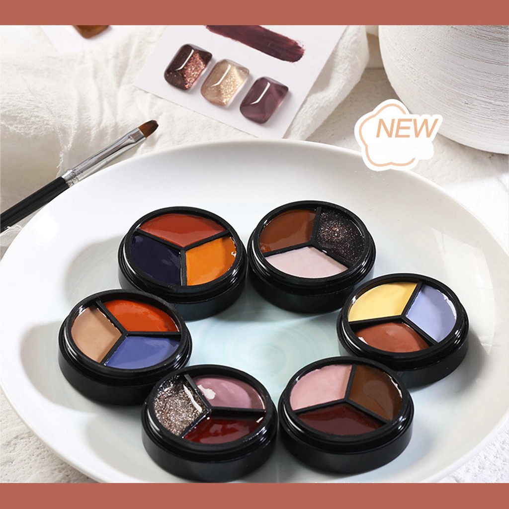 Sơn móng tay 3 màu lâu trôi óng ánh