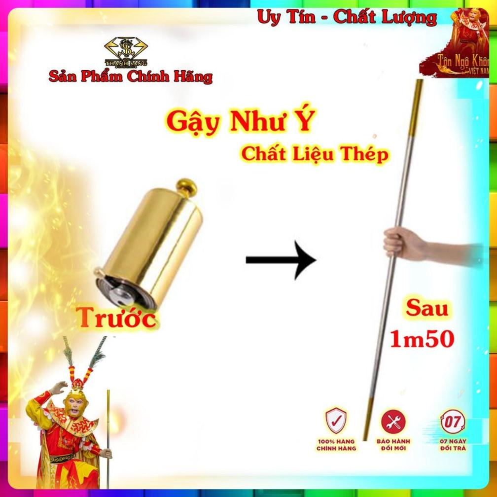 GẬY NHƯ Ý-Gậy Ảo Thuật Thép Loại Cao Cấp 1m5 - GIÁ HỦY DIỆT-Shop Tôn Ngộ Không Vn