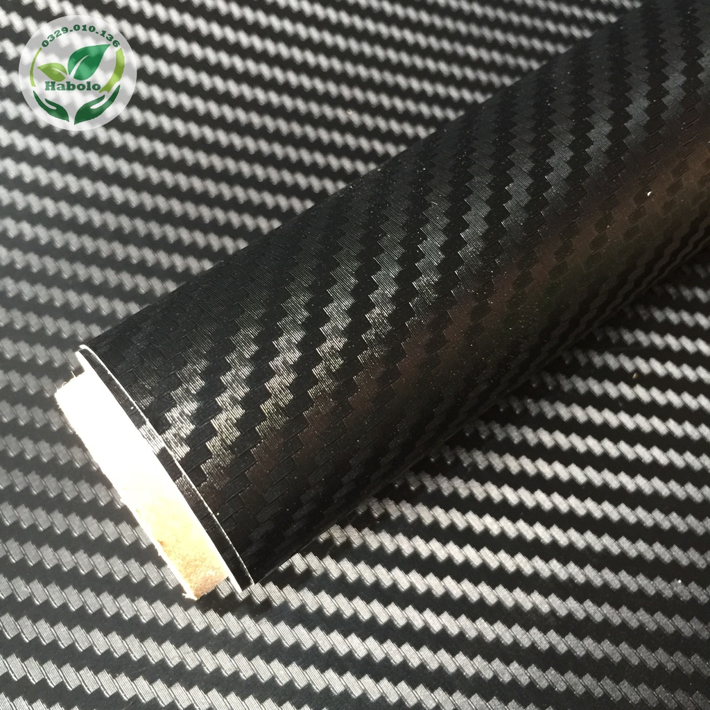 Decal carbon dán xe, điện thoại...laptop , Decal carbon vân đen nhám khổ 1.2m.