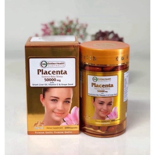 Viên uống nhau thai cừu Placenta Essence Baby Sheep 50000mg Golden Health, 100 viên Minh Khang Pharmacy Minh Khang Pharm