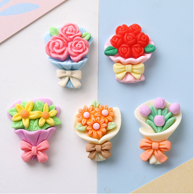 Sticker bó hoa gắn dép sục Crocs