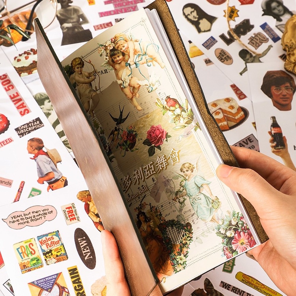 Set 20 Sticker Giấy Hình Viên Đạn Trang Trí Sổ Tay/Album DIY