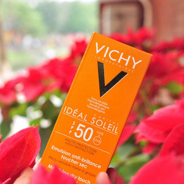 Kem Chống Nắng Vichy Capital Ideal Soleil SPF 50 UVA/UVB không nhờn rít