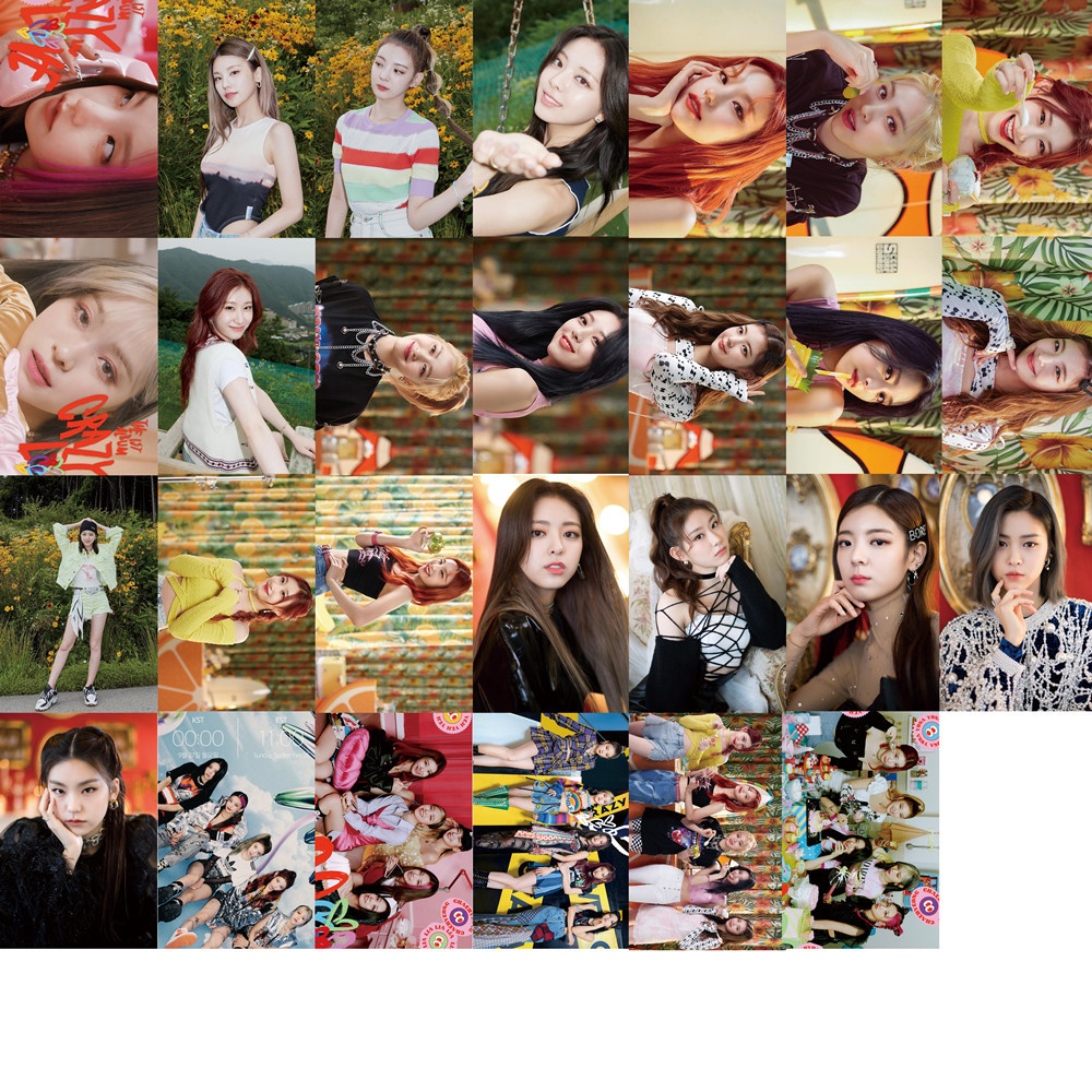 Set 55 Tấm Thẻ Ảnh Lomo Các Thành Viên Nhóm Nhạc Ikon