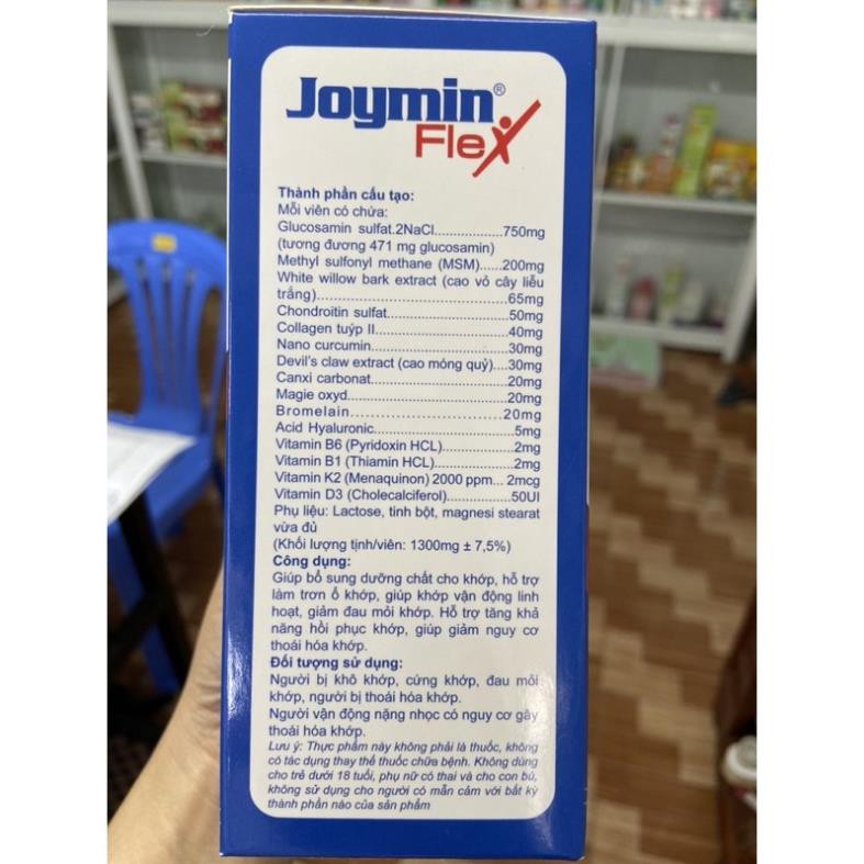 Viên giảm đau xương khớp Joymin Flex hộp 60 viên Hàng Chính Hãng Công Ty