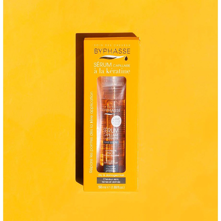 Serum Keratine Byphasse 50ml cho tóc khô, tóc xỉn màu và hư tổn
