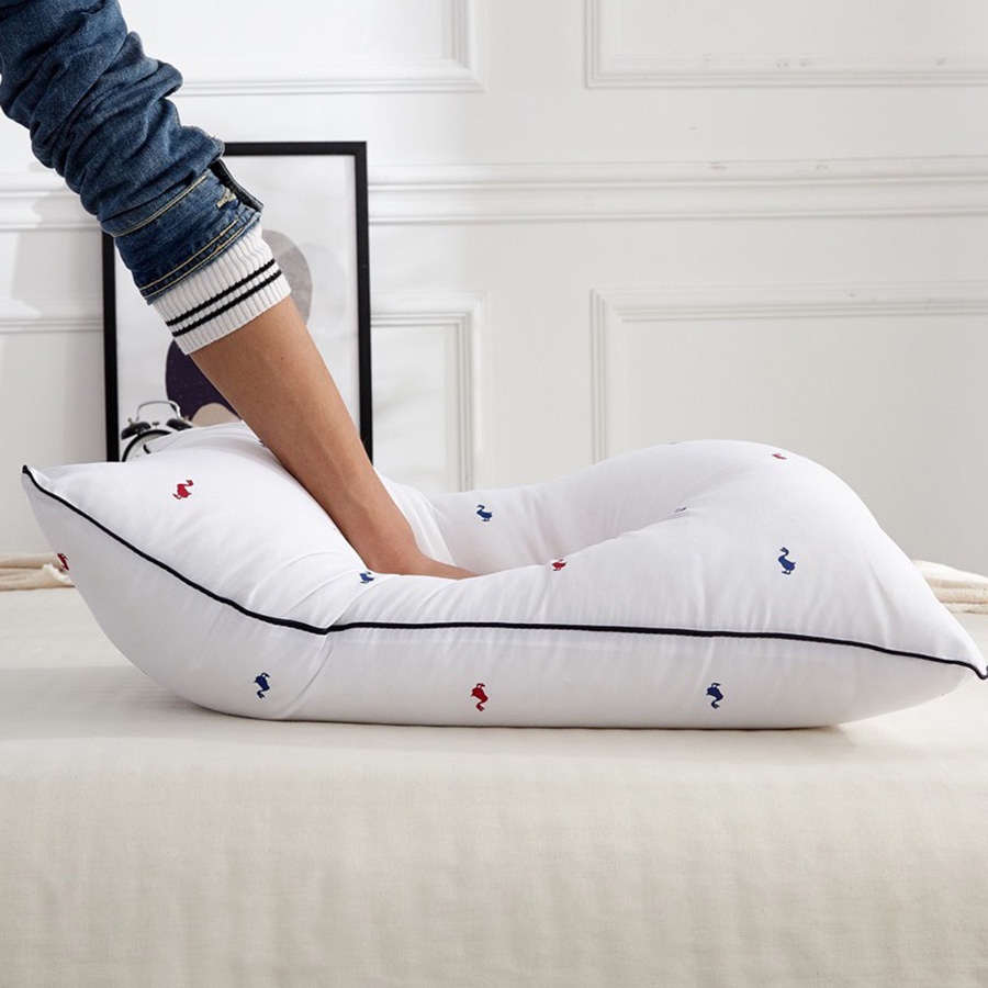 Ruột gối 40x60cm giá rẻ | Gòn trắng tơi Dày và êm | Có khoá kéo mở ra xem | CARUFU