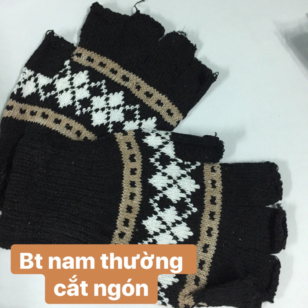 Bao tay nam len có ngón, cắt ngón