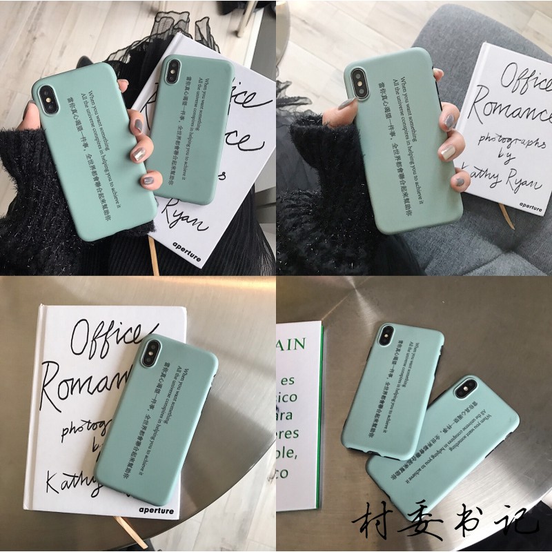 Ốp Điện Thoại Mềm In Chữ Tiếng Anh Đơn Giản Dành Cho Iphone 8 / 7 Plus / 6 S / Max / Xr | BigBuy360 - bigbuy360.vn