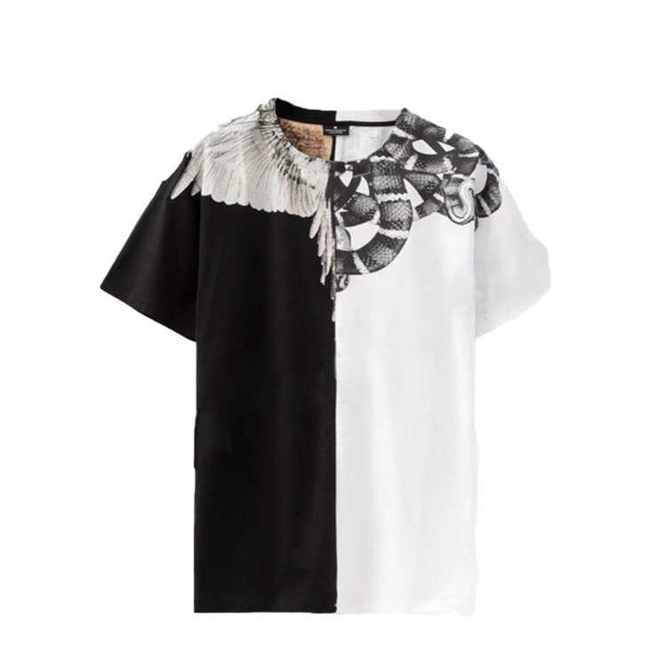 Áo thun cánh chim burlon hoạ tiết cánh chim Streetwear form rộng basic cotton oversize