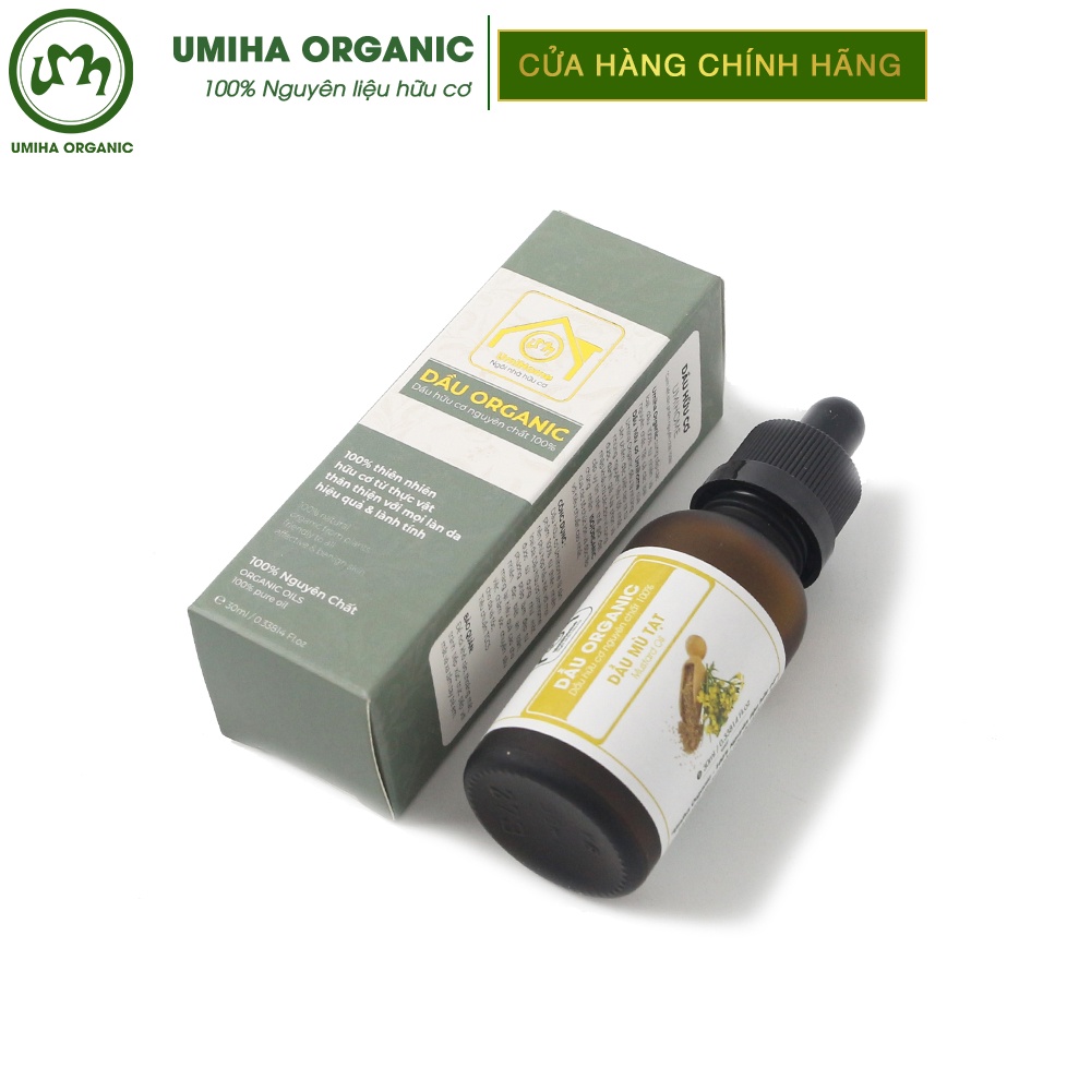 Dầu Mù Tạt nguyên chất UMIHA hữu cơ 30ml dưỡng ẩm làm sạch da, ngăn ngừa mụn trứng cá