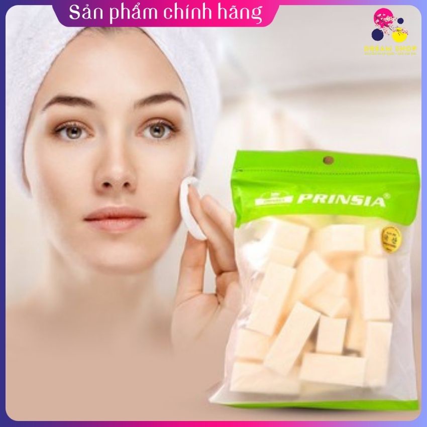 Bông tán kem nền 30 miếng Prinsia Hàn quốc -Dreamshop.vn