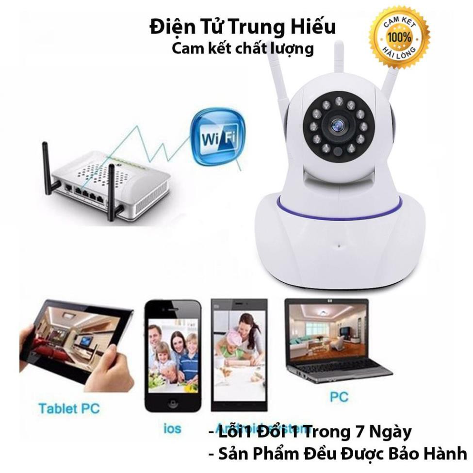 [Mã ELMS05 giảm 5% đơn 300k]CAMERA TRONG NHÀ YOOSEE 3 RÂU 2.0 WIFI - CHẾ ĐỘ NGÀY ĐÊM - THU VÀ PHÁT ÂM THANH - BH