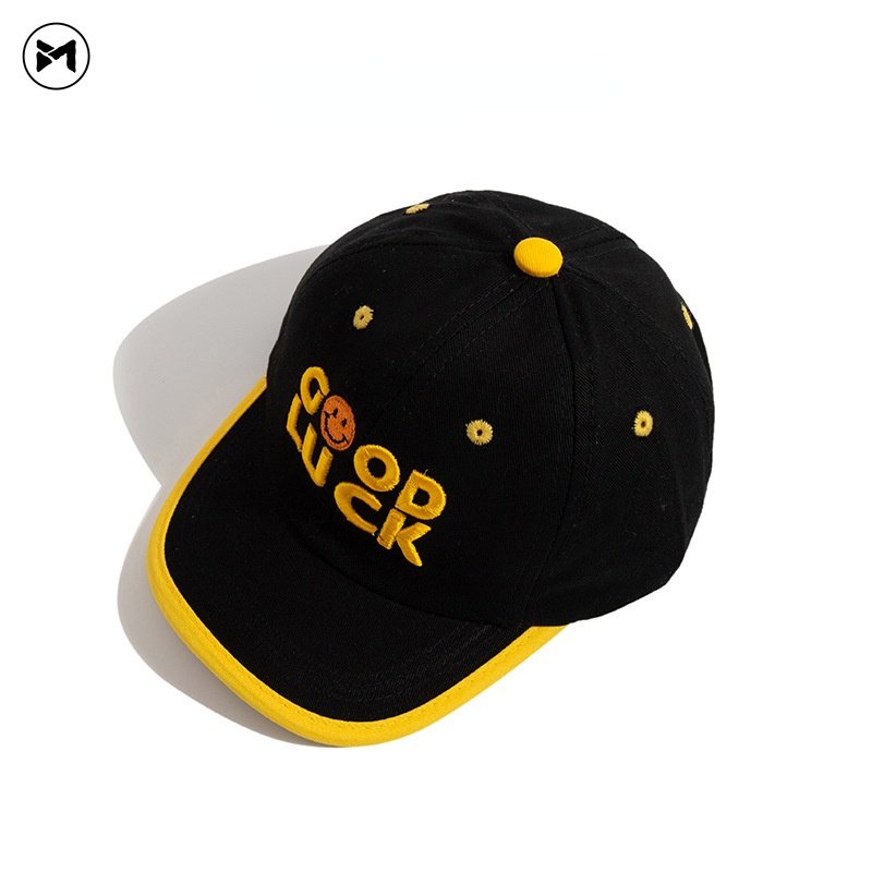 Mũ Lưỡi Trai Mềm Thêu Chữ GOOD LUCK Thời Trang Mùa Hè Cho Bé 1-4 Tuổi