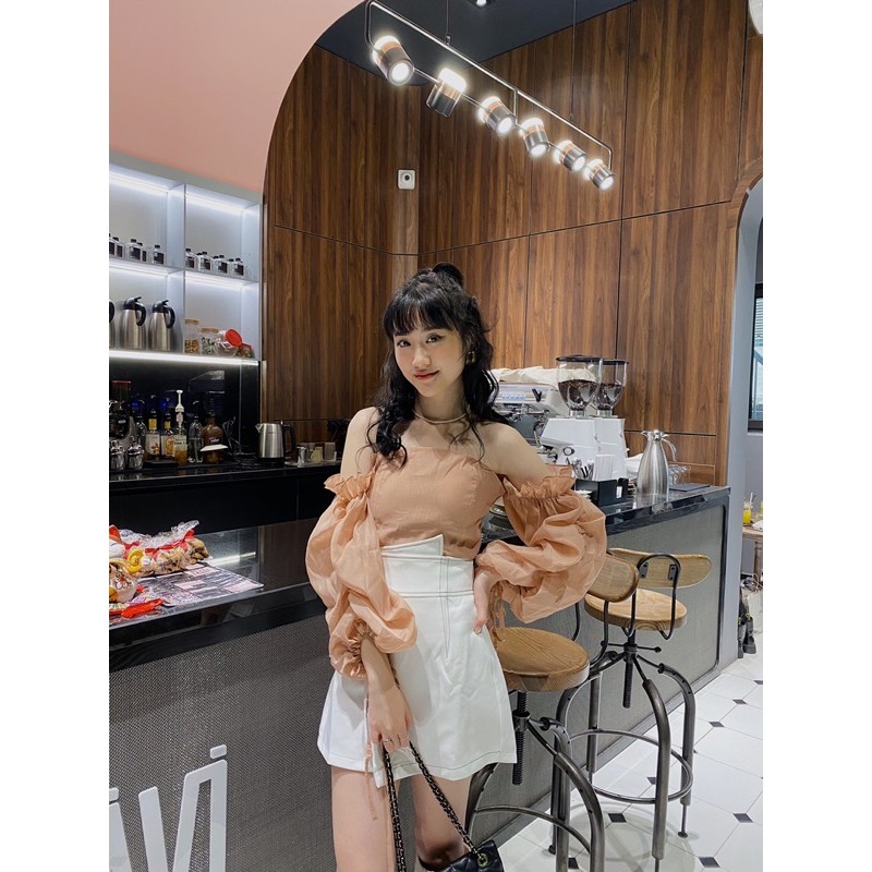 [Mã FAXANH55 giảm 10K đơn 50K] Chân váy phối chỉ 277 ( ẢNH THẬT + CLIP BY DOKEYYY) | BigBuy360 - bigbuy360.vn