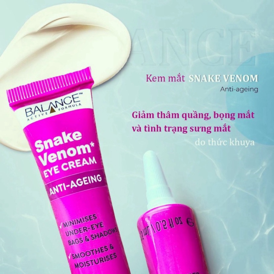 (chính hãng) Kem mắt chống lão hóa nọc rắn Balance Active Formula Snake Venom 15ml chính hãng chính hãng chính hãng | BigBuy360 - bigbuy360.vn