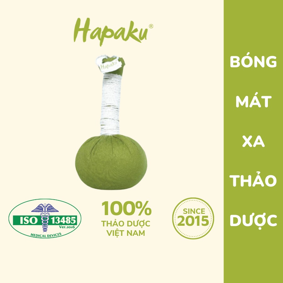 Bóng Massage Thảo Dược Hapaku 140g, Massage Toàn Thân Giảm Đau Nhức Cơ Thể