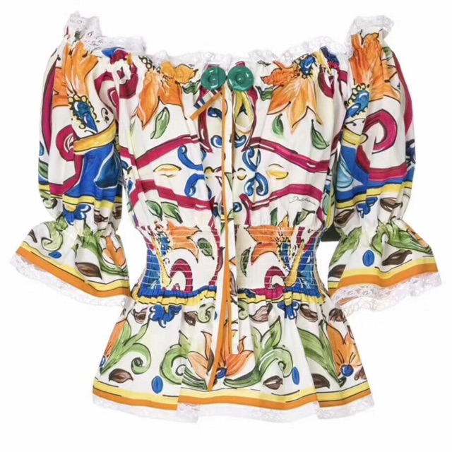 Áo hoa dolce @ gabbana