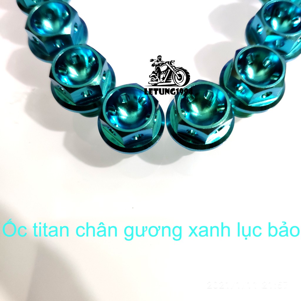 Ốc Titan Chân Gương Chân Kính Xe Máy - Hàng chất lượng cao màu đều, sáng, xịn, bền, đẹp