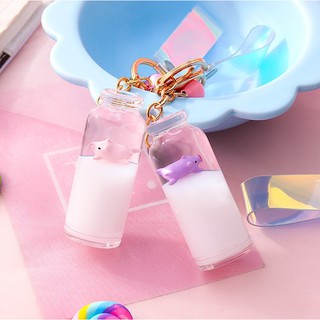 Móc khóa lọ thủy tinh