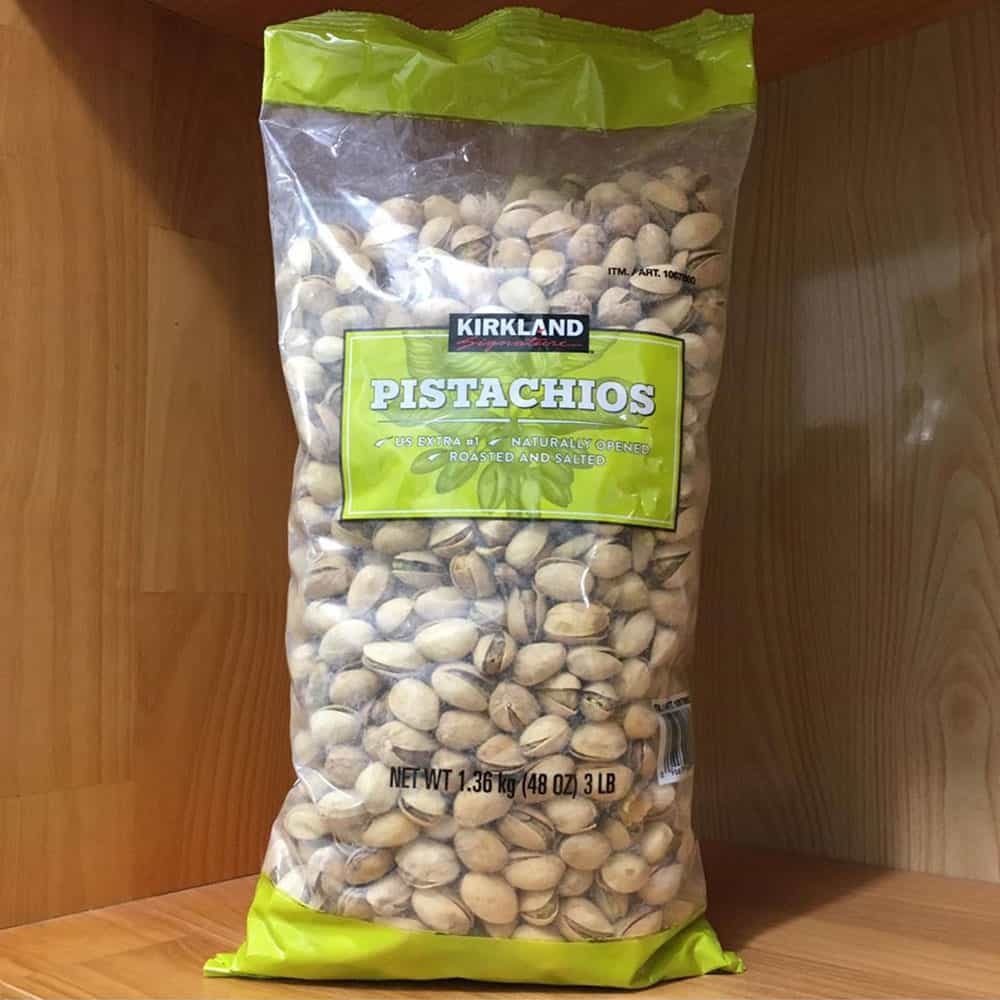 Hạt dẻ cười nguyên vỏ Kirkland Signature Pistachios 1.36kg