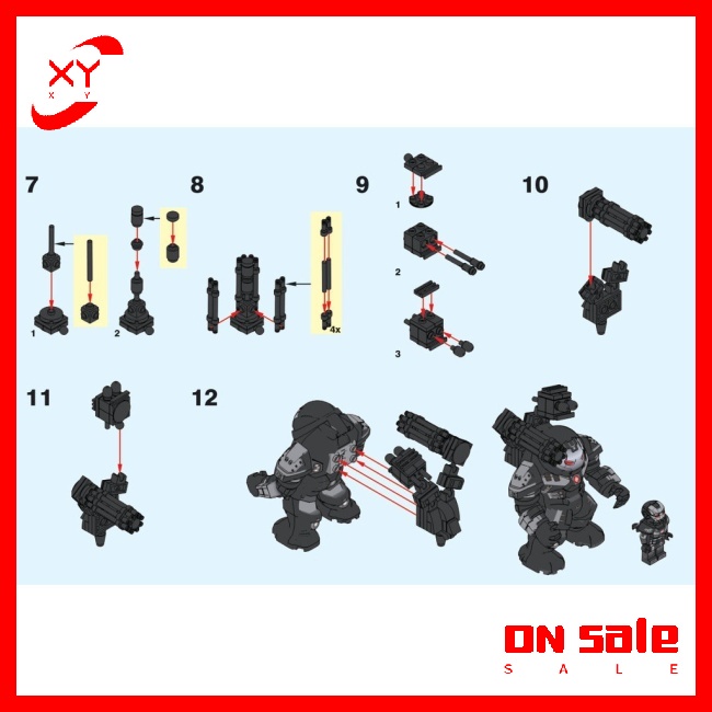 Mô Hình Đồ Chơi Lego Siêu Anh Hùng 44 Người Sắt Dành Cho Trẻ