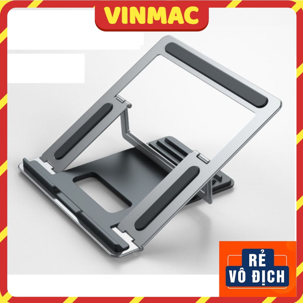 Giá Kê Đỡ LAPTOP, MACBOOK, IPAD Gấp Gọn Nhôm Tản Nhiệt Cho Máy Tính Xách Tay 14 inch, 15.6 inch, 13 inch Để Bàn Cao Cấp