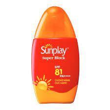 Kem chống nắng Sunplay cực mạnh Sunplay Super Block SPF 81, PA++++ 30g