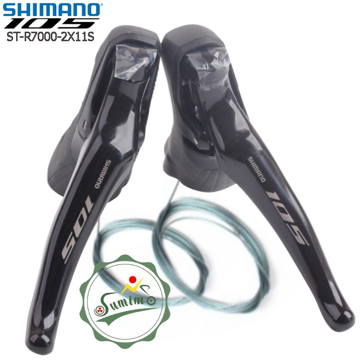 Tay đề xe đạp - Tay lắc Shimano 105 ST-R7000 2x11 Speed - Chính hãng Japan