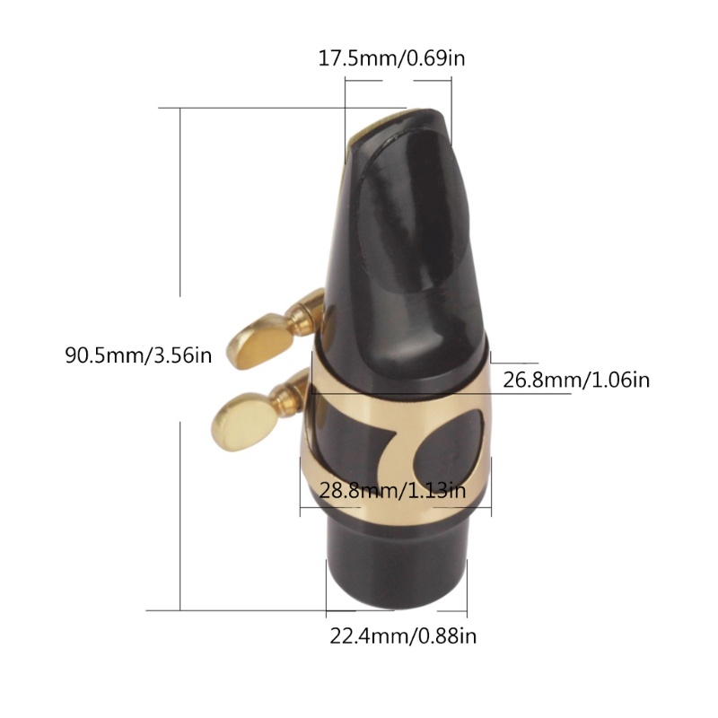 Miệng Kèn Saxophone Bằng Nhựa Thay Thế Tiện Dụng