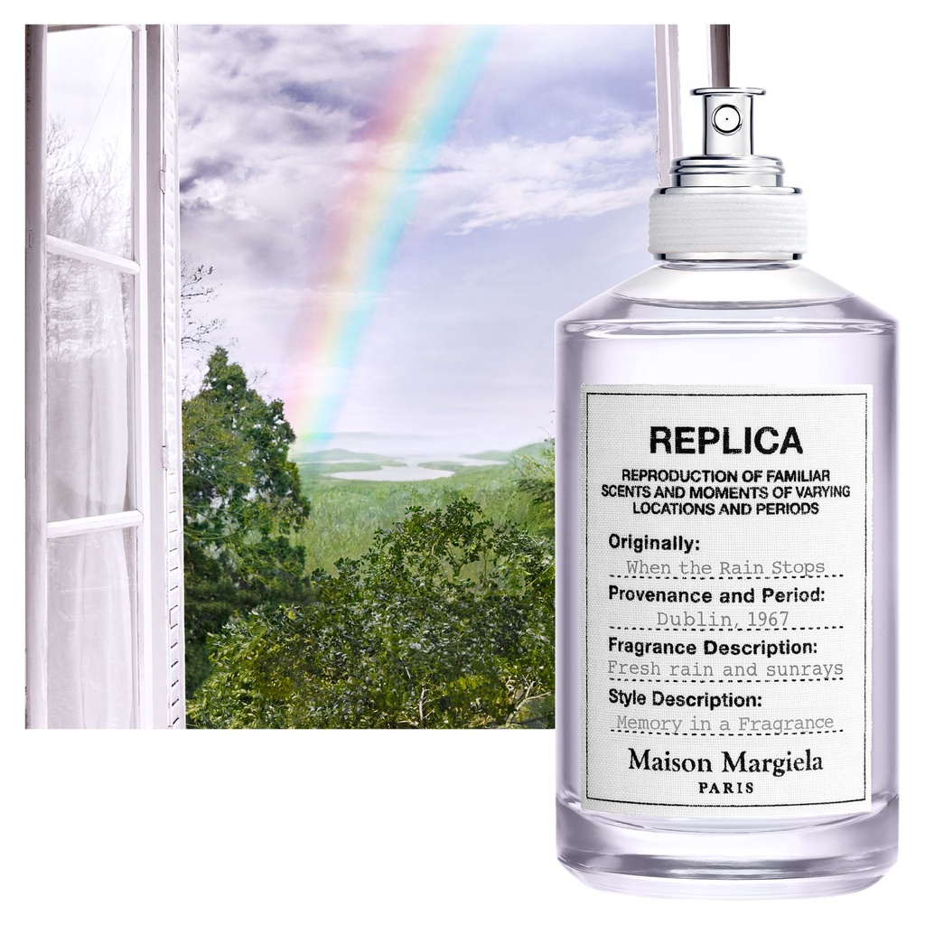 Nước hoa Maison Margiela Replica 𝐖𝐡𝐞𝐧 𝐓𝐡𝐞 𝐑𝐚𝐢𝐧 𝐒𝐭𝐨𝐩𝐬 EDT 100ml
