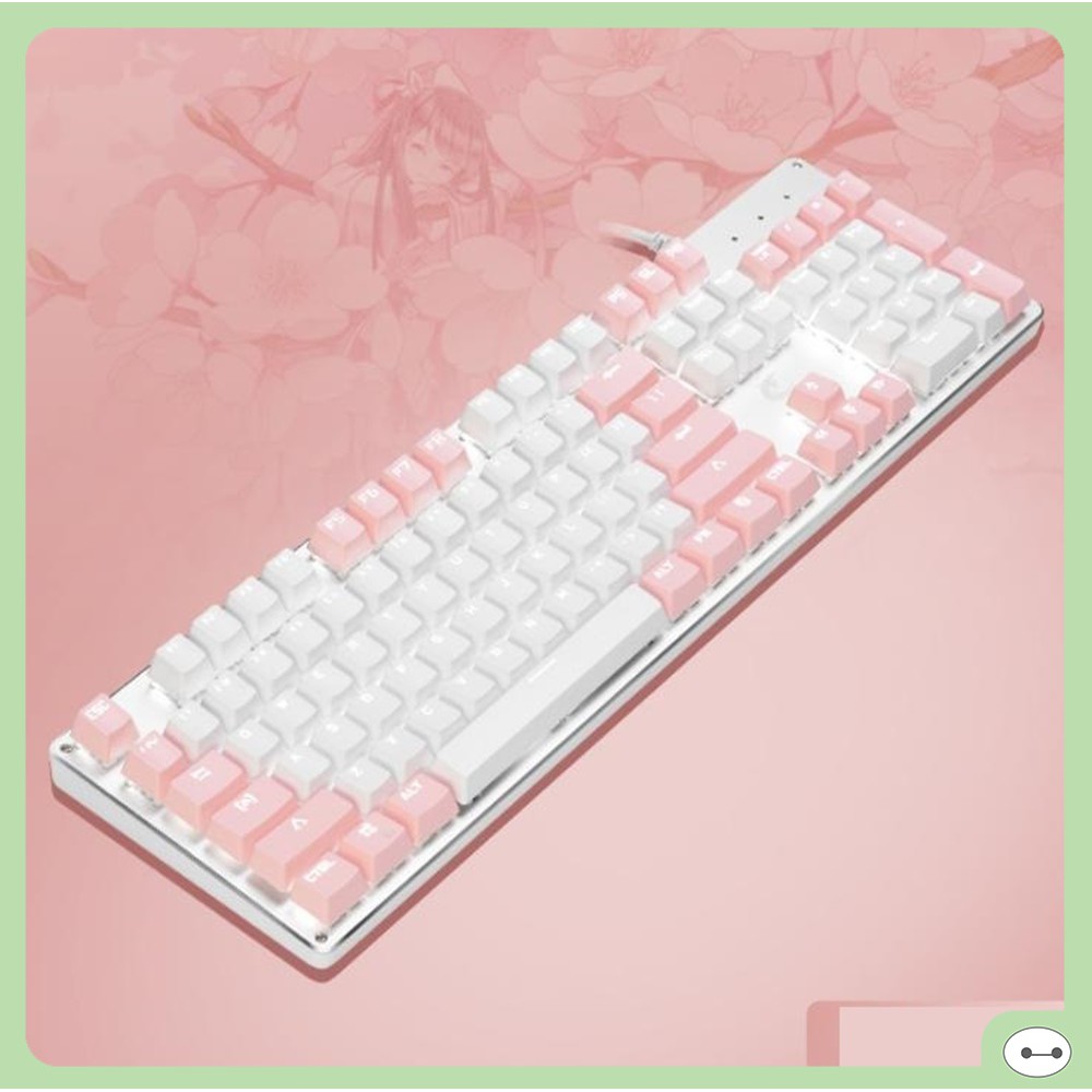 BÀN PHÍM CƠ DOLPHIN KX102 KEYCAP MIX LED TRẮNG | WebRaoVat - webraovat.net.vn