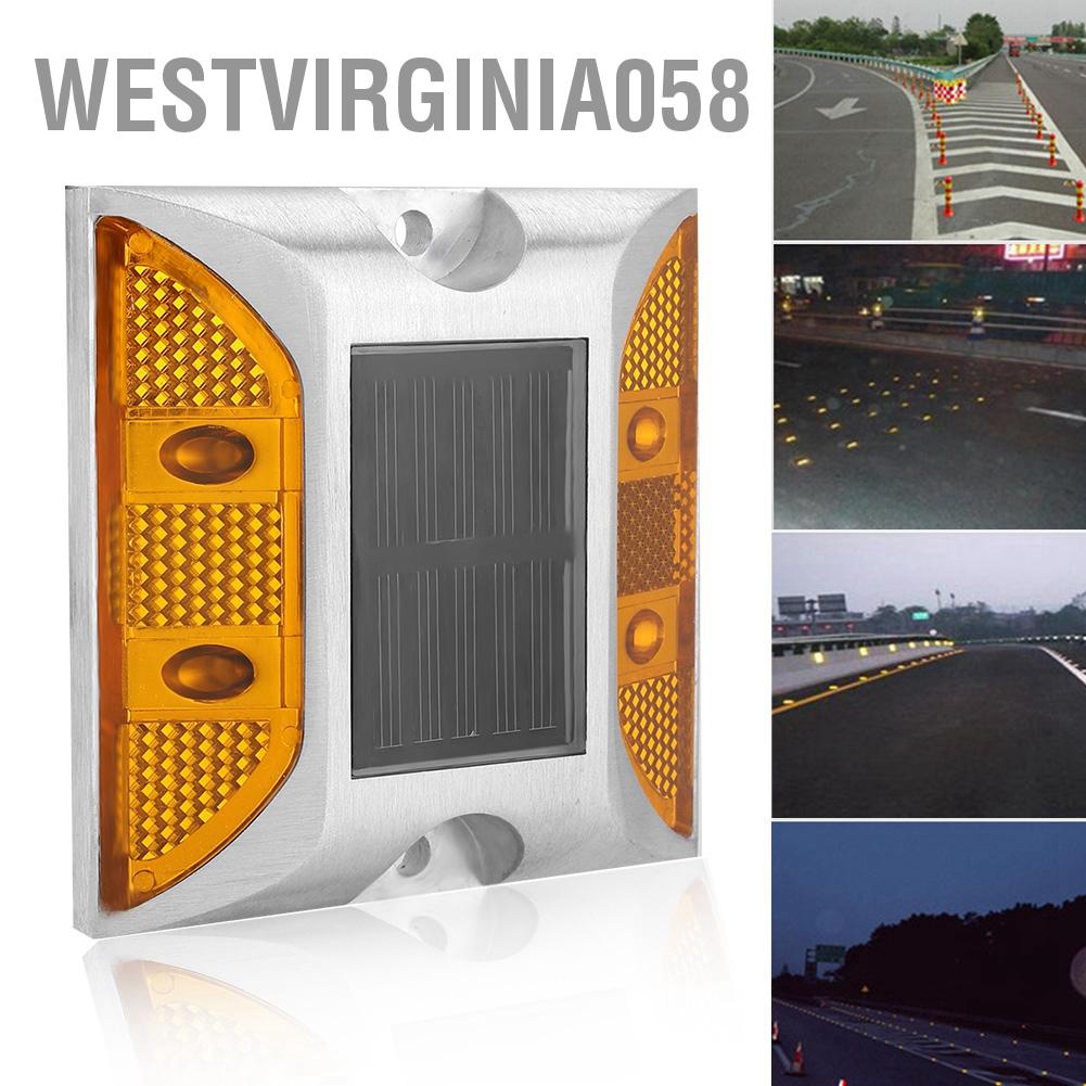Westvirginia058 Westvirginia058 Đúc nhôm Road Stud Light Đèn năng lượng mặt trời ngoài cho đường Pathway