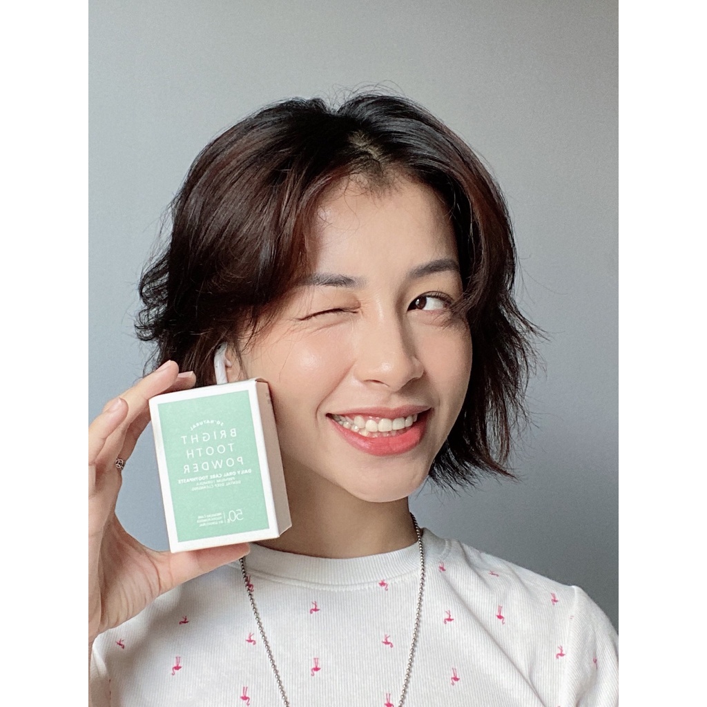 Bột Trắng Răng Thơm Miệng Bright Tooth Powder So'Natural - 50g