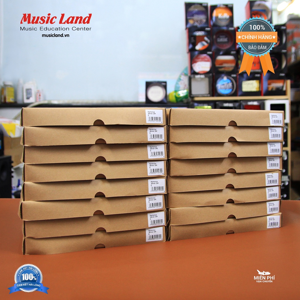 Kèn Harmonica Suzuki Winner W-24 – Chính Hãng