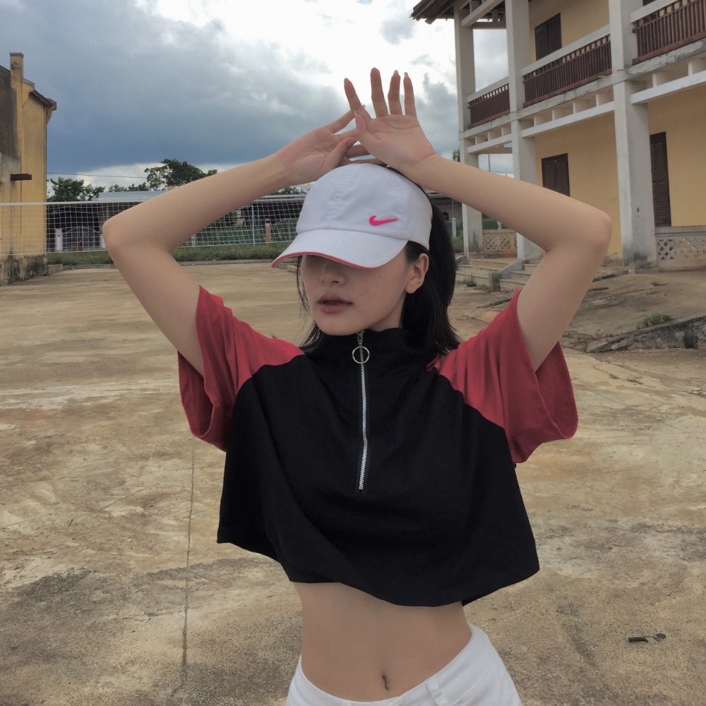 [ ẢNH THẬT ĐỘC QUYỀN REPLEI1986] Áo croptop phối 2 màu